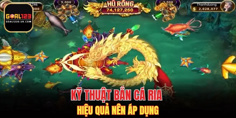 Kỹ thuật bắn cá ria hiệu quả nên áp dụng